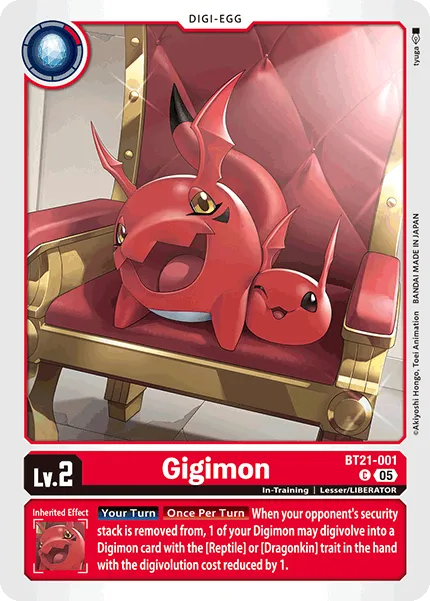 Gigimon &mdash; Digimon Card Game card
