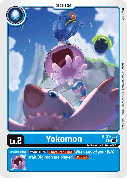 Yokomon &mdash; Digimon Card Game card