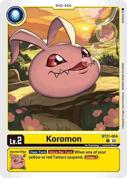 Koromon &mdash; Digimon Card Game card