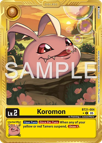 Koromon &mdash; Digimon Card Game card