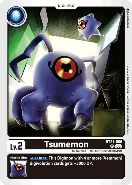 Tsumemon &mdash; Digimon Card Game card