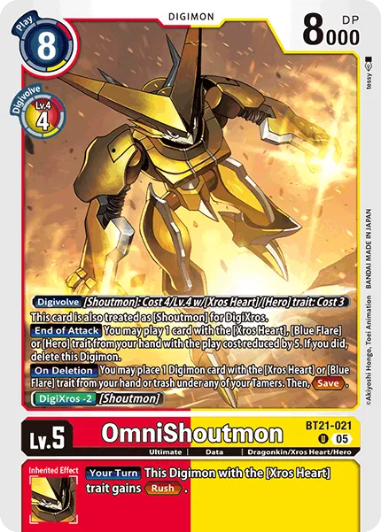 OmniShoutmon &mdash; Digimon Card Game card