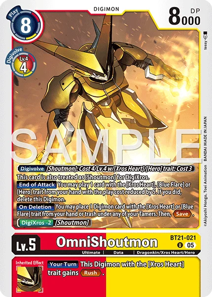 OmniShoutmon &mdash; Digimon Card Game card