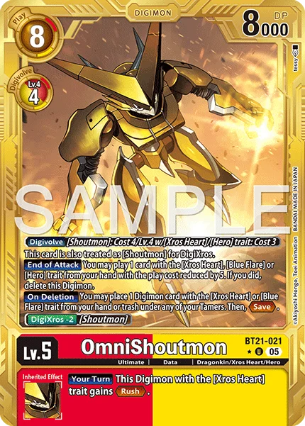 OmniShoutmon &mdash; Digimon Card Game card