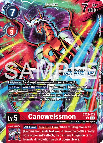 Canoweissmon &mdash; Digimon Card Game card