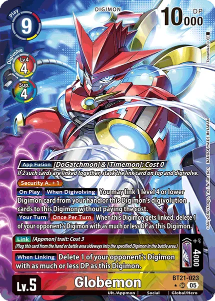 Globemon &mdash; Digimon Card Game card