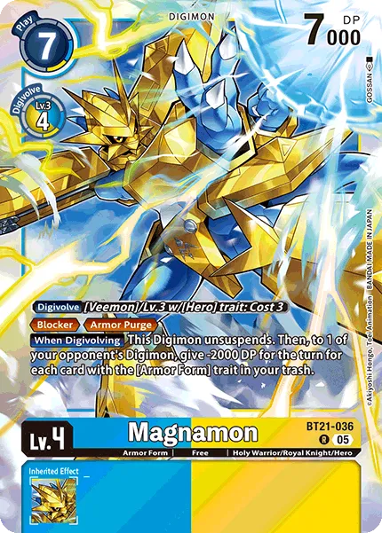 Magnamon &mdash; Digimon Card Game card