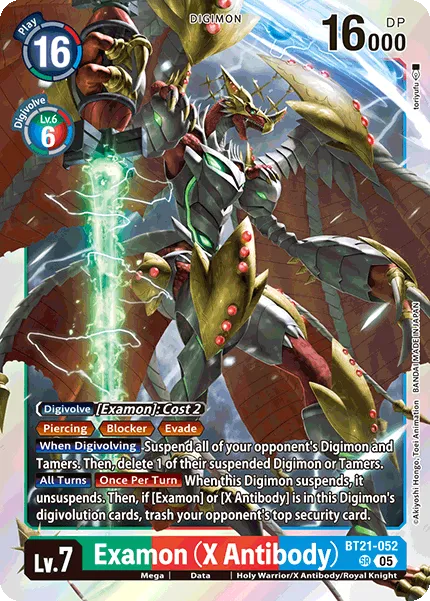 Examon (X Antibody) &mdash; Digimon Card Game card