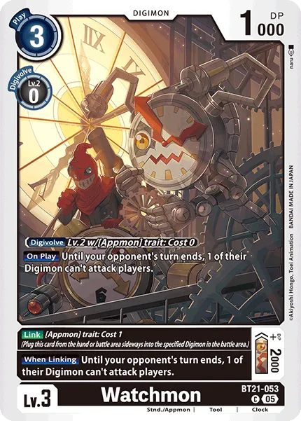 Watchmon &mdash; Digimon Card Game card