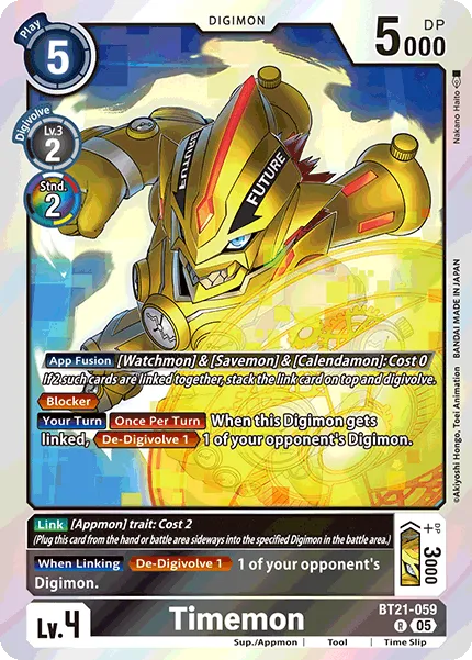Timemon &mdash; Digimon Card Game card