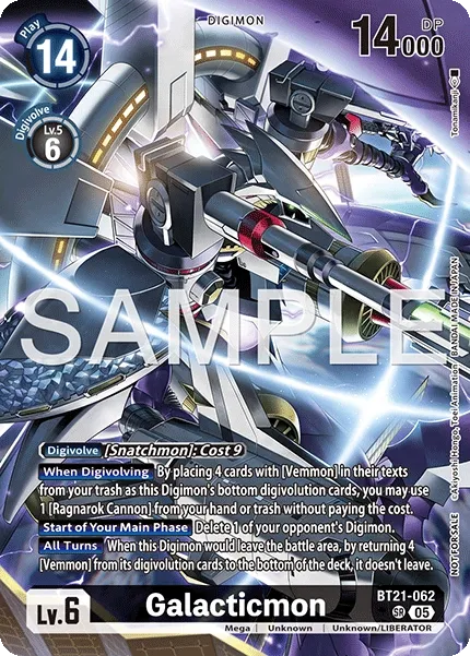 Galacticmon &mdash; Digimon Card Game card