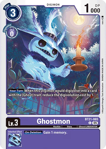 Ghostmon &mdash; Digimon Card Game card