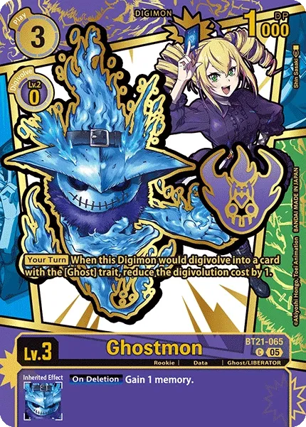 Ghostmon &mdash; Digimon Card Game card