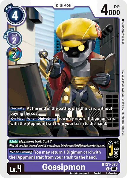 Gossipmon &mdash; Digimon Card Game card