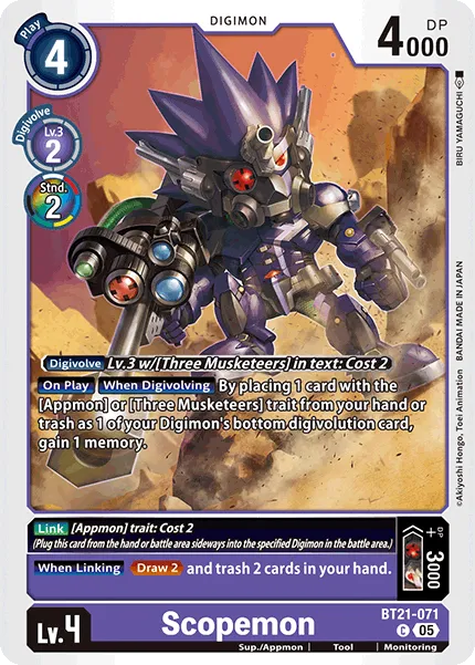 Scopemon &mdash; Digimon Card Game card
