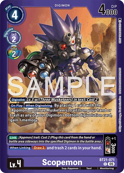 Scopemon &mdash; Digimon Card Game card