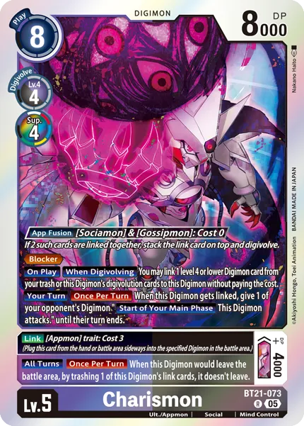 Charismon &mdash; Digimon Card Game card