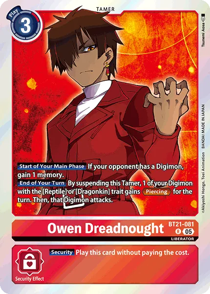 Owen Dreadnought &mdash; Digimon Card Game card