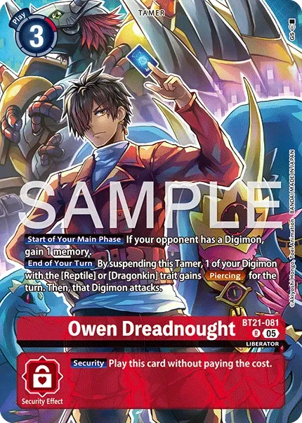 Owen Dreadnought &mdash; Digimon Card Game card