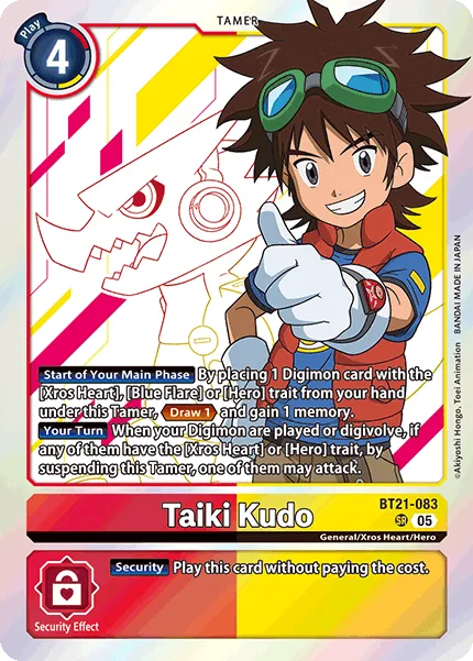 Taiki Kudo &mdash; Digimon Card Game card