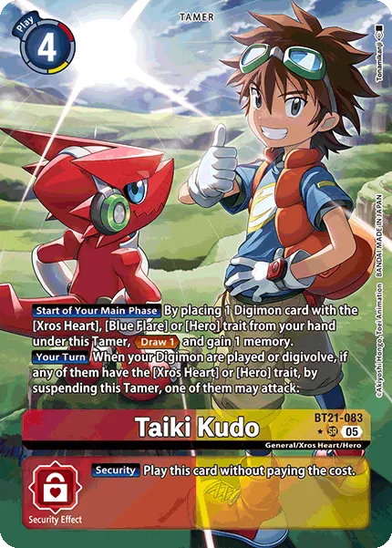 Taiki Kudo &mdash; Digimon Card Game card