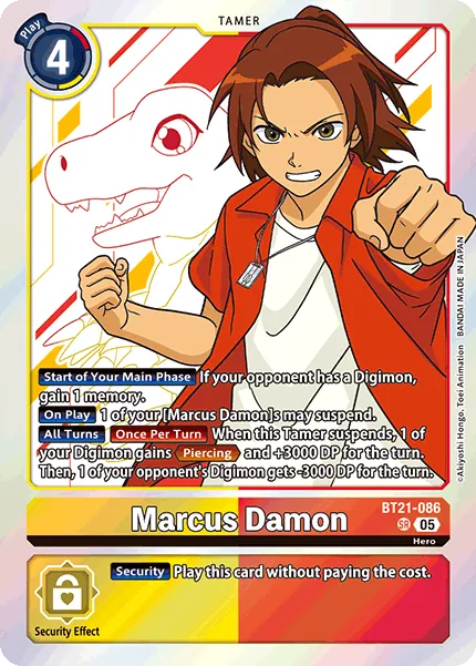 Marcus Damon &mdash; Digimon Card Game card