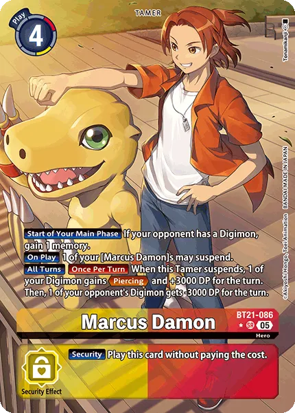 Marcus Damon &mdash; Digimon Card Game card