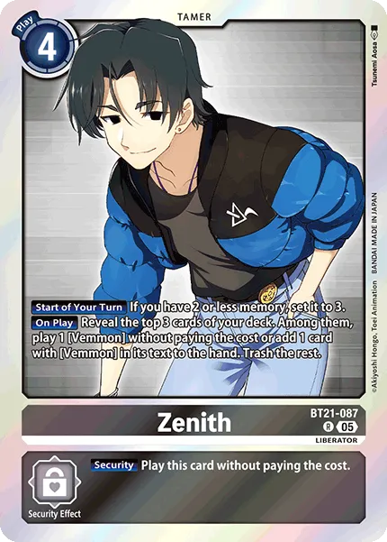 Zenith &mdash; Digimon Card Game card