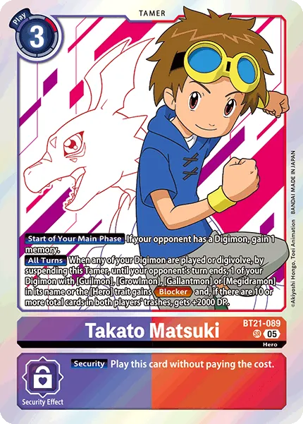 Takato Matsuki &mdash; Digimon Card Game card