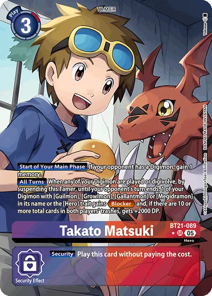 Takato Matsuki &mdash; Digimon Card Game card