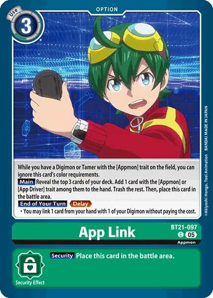 App Link &mdash; Digimon Card Game card