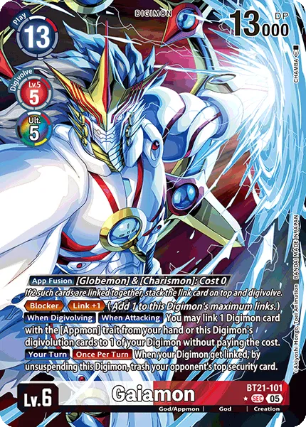Gaiamon &mdash; Digimon Card Game card