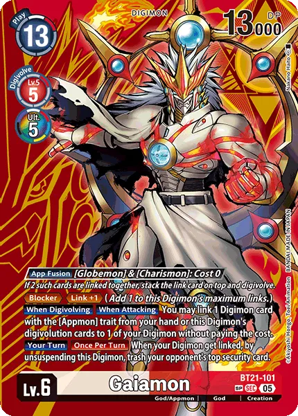Gaiamon &mdash; Digimon Card Game card