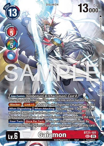 Gaiamon &mdash; Digimon Card Game card