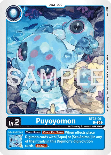 Puyoyomon &mdash; Digimon Card Game card