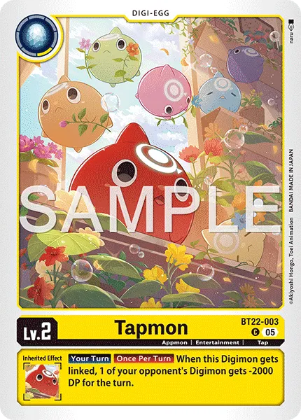 Tapmon &mdash; Digimon Card Game card