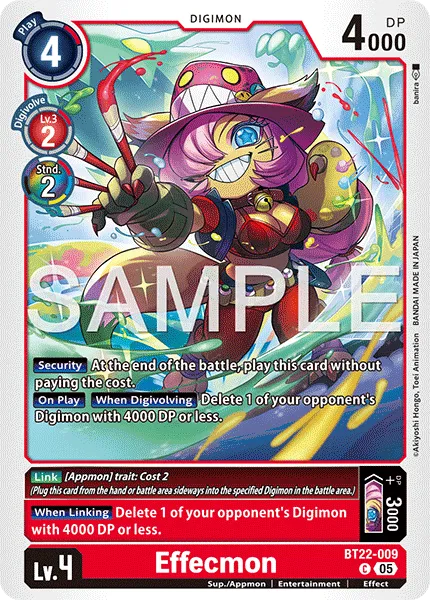 Effecmon &mdash; Digimon Card Game card