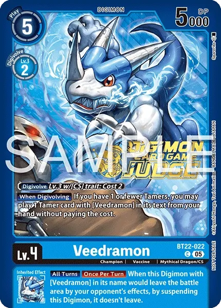 Veedramon &mdash; Digimon Card Game card