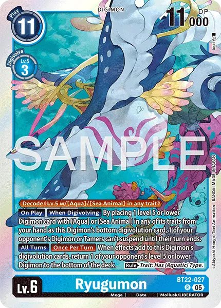 Ryugumon &mdash; Digimon Card Game card