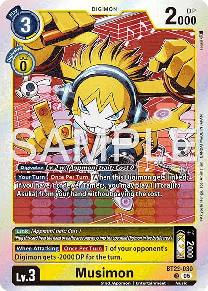 Musimon &mdash; Digimon Card Game card