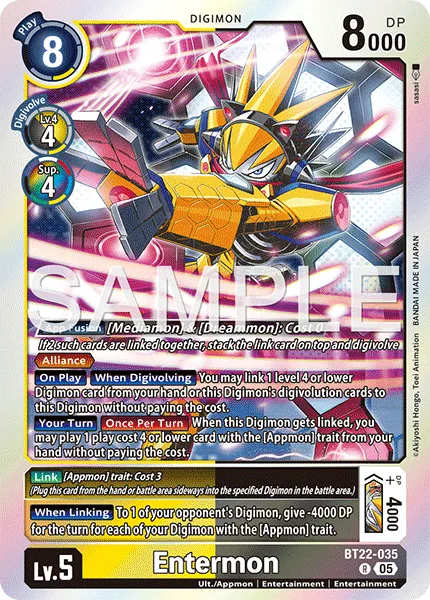 Entermon &mdash; Digimon Card Game card