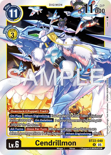 Cendrillmon &mdash; Digimon Card Game card