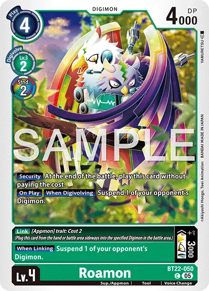 Roamon &mdash; Digimon Card Game card