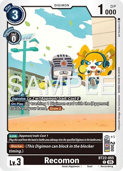 Recomon &mdash; Digimon Card Game card