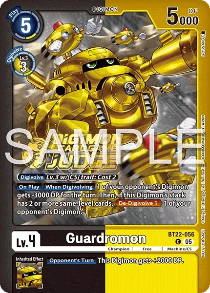 Guardromon &mdash; Digimon Card Game card