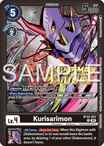 Kurisarimon &mdash; Digimon Card Game card