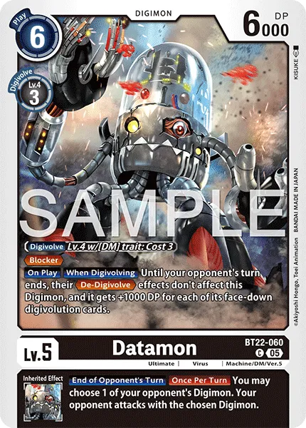 Datamon &mdash; Digimon Card Game card