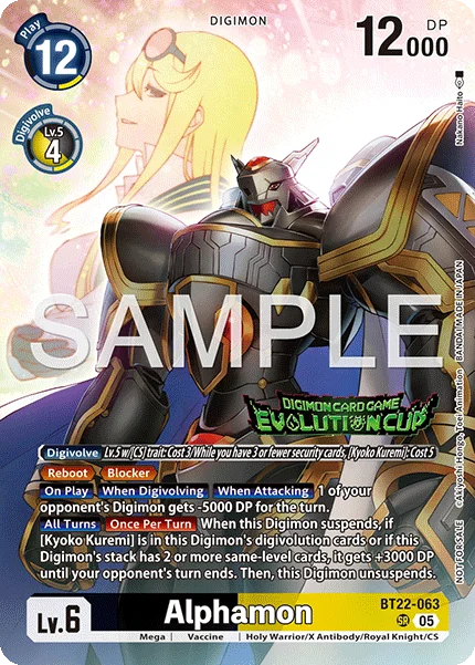 Alphamon &mdash; Digimon Card Game card