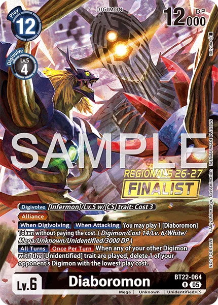 Diaboromon &mdash; Digimon Card Game card