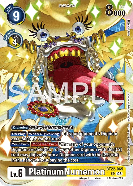 PlatinumNumemon &mdash; Digimon Card Game card
